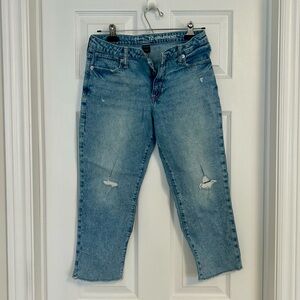 GAP Kids Distressed Girlfriend Jeans